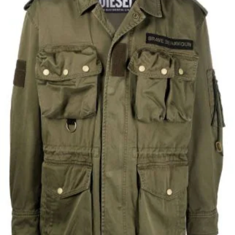 Diesel Men's Multi-pocket Field Jacket Large